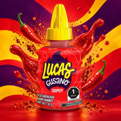 Produktbild von Lucas Gusano Chamoy 36g