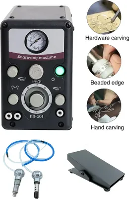 Obrázek produktu pro Ruční gravírovací stroj, 400-8000 úderů za minutu, ergonomický design, 220 V