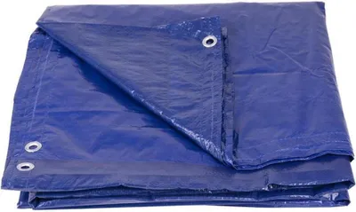 Produktbild von PROREGAL Runde Abdeckplane 120 g/m2, 4,5m Durchmesser, Blau