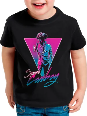 Produktbild von style3 Bebop Neon Kinder T-Shirt cowboy anime manga swordfish