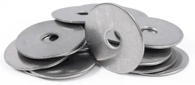 Produktbild von 50 Stück Unterlegscheiben M5 x 15 mm, Edelstahl A2, Flachscheiben, Ringe mit großem Außendurchmesser