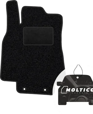Immagine prodotto di moto-MOLTICO tappetino conducente auto velours lato conducente tappetini auto nero tappetino conducente 1 pezzo adatto per Mercedes-Benz Classe A W169 2004-2012