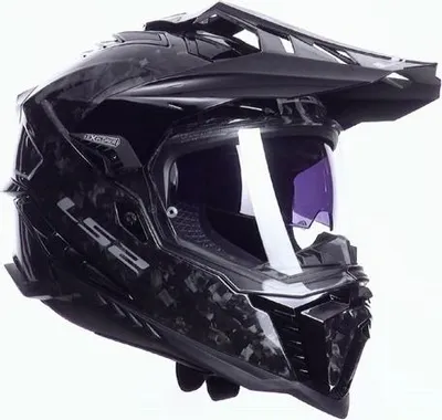 Image de LS2 MX701 Explorer Carbon Forged Adventure Casque Noir L