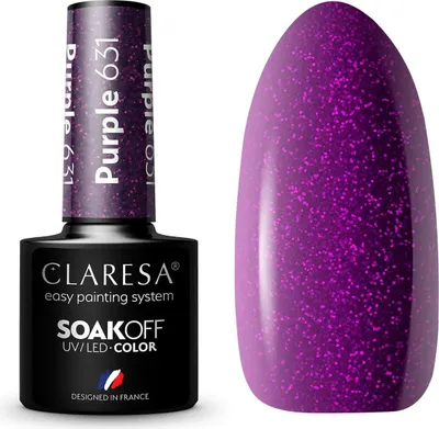 Produktbild von Claresa Hybrid-Nagellack LILA 631 -5g