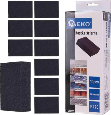 Obrázek produktu pro Brusná houba P220 70 x 100 x 25 mm