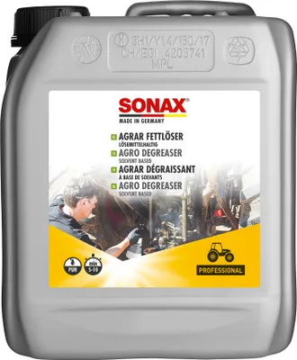 Obrázok produktu pre SONAX AGRAR Odstraňovač mastnoty na báze rozpúšťadla 5 l