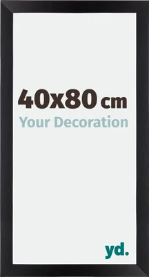 Produktbild von Bilderrahmen, 40x80 cm, Schwarz Matt, MDF, Mura
