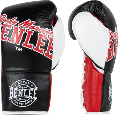 Zdjęcie produktu dla Skórzane rękawice bokserskie BIG BANG Black 10 oz R BENLEE