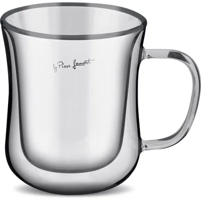 Obrázok produktu pre LAMART LT9032 Dvojité TERMO borokremičité poháre pre studené a teplé nápoje, sklo, číra, 220ml,  výška 9,5cm