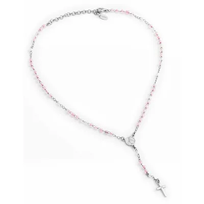 Produktbild von Halsketten Rosenkranz Amen Silber Bis 42 cm,Einstellbar Kollektion Rosario - kind
