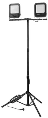 Obrázek produktu pro Dvojitá LED-SMD lampa na stativu, 200 W, model LM2X100AW, výška 1,7 m - PA-16158