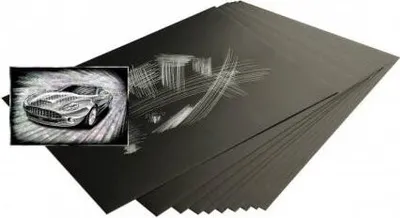Produktbild von Essdee Kratzfolie - holografisch 30,5 x 22,9 cm 10 Stück