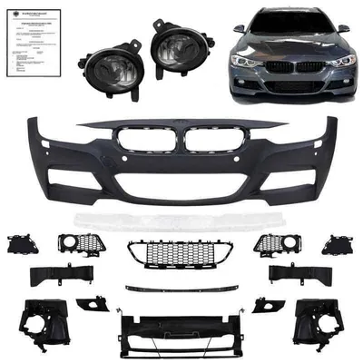Produktbild von JOM Sport Stoßstange vorne Nebelscheinwerfer Set paßt für BMW 3er F30 F31 Limousine Touring