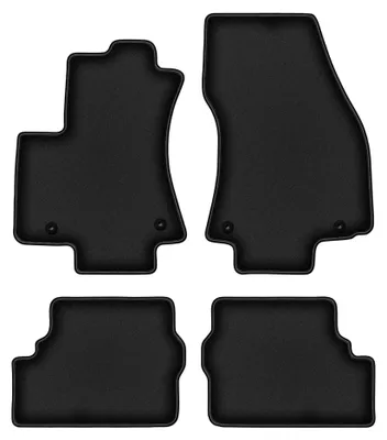 Immagine prodotto di Tappetini in moquette per Opel Zafira A 1999-2005 (monovolume) – set 4 pezzi, neri, su misura – Wielganizator DURBAN
