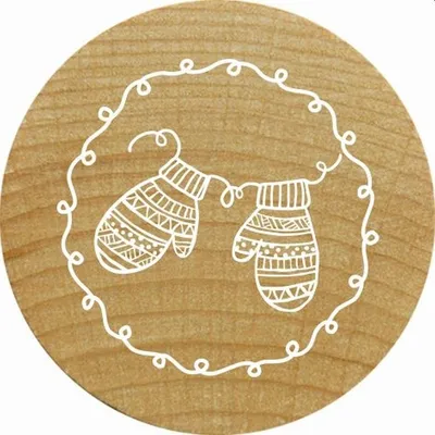 Image de COLOP Tampon à motif Woodies "Moufles"