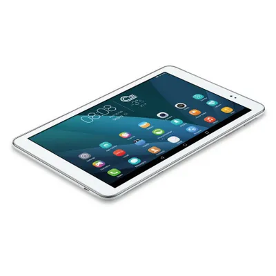 Produktbild von Huawei MediaPad T1 10 Tablet - 24,4 cm (9,6 Zoll) - Qualcomm Snapdragon 410 MSM8916 - 1 GB - 8 GB - Android 4.4.4 KitKat - 4G - Weiß - Cortex A53 Quad-Core 1,20 GHz - microSD Unterstützt - 1280 x 800 - IPS-Technologie (In-Plane-Switching) Display - LTE, UMTS - 2 Megapixel Kamera vorne
