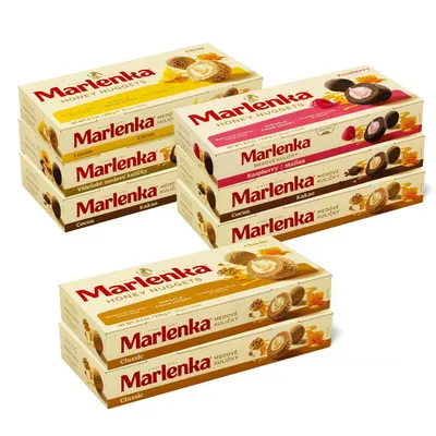 Obrázek produktu pro MARLENKA® Akce 6+2 Medové kuličky - mix 8 x 235g