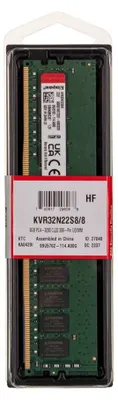Zdjęcie produktu dla Kingston Technology ValueRAM , 8 GB, 1 x 8 GB, DDR4, 288-pin DIMM