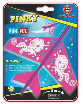 Produktbild von Günther Flugspiele 1563 Wurfgleiter Pinky