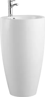 Produktbild von Zylindrisches, stehendes Waschbecken - B 50 × T 50 × H 83 cm - MILOS II
