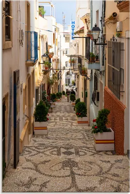 Produktbild von ARTland Leinwandbild Spanische Treppe Größe: 40x60 cm