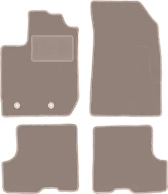 Produktbild von Beige Veloursmatten für: Dacia Duster II 2WD SUV (2018-)