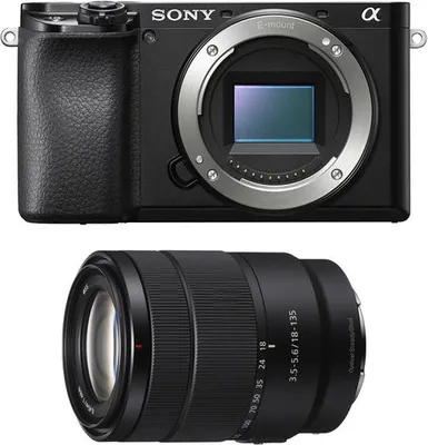Produktbild von Sony Alpha 6100 Schwarz + 18-135
