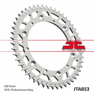 Obrázek produktu pro JT SPROCKETS Hliníkové ultralehké samočisticí řetězové kolo 853-520