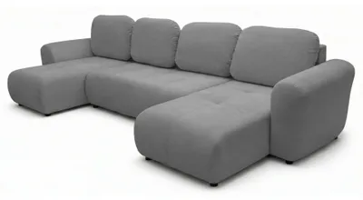 Produktbild von Selsey OLIDO – Wohnlandschaft in U-Form mit Schlaffunktion, Grau