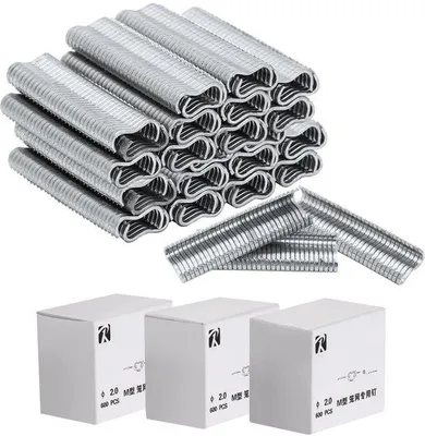 Produktbild von Hochleistungs-Clips - 1800 Stück M-Clip - Für Hochringschlitten