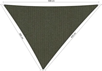 Immagine prodotto di SHADOW COMFORT 4 x 4,5 x 5 m Tenda da sole triangolare grigio intenso a lati irregolari