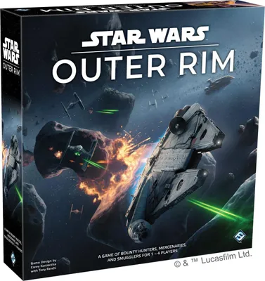 Produktbild von Asmodee Star Wars: Outer Rim, Brettspiel, Strategie, 14 Jahr(e), 120 min, Familienspiel