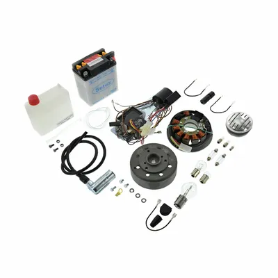 Immagine prodotto di Kit di conversione Vape 12V Sistema di accensione VAPE (M-G-V) compatibile con Simson SR4-2, SR4-3, SR4-4 con accessori