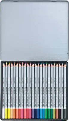 Produktbild von Staedtler - Aquarellstifte karat, wasservermalbar, 24er Blechetui