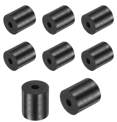 Produktbild von 8 Gummiringe, 40 mm Außendurchmesser x 10 mm Innendurchmesser x 35 mm Höhe, schwarz