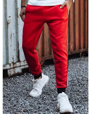 Imagen del producto de Pantalón de chándal para hombre, color rojo, talla M