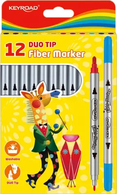 Immagine prodotto di Pennarelli Keyroad duo, 12 colori