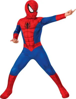 Produktbild von Spiderman™ Kinderkostüm Marvel™ rot-blau-schwarz 3 bis 4 Jahre (90 bis 104 cm)