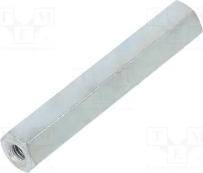 Produktbild von 10x Distanzmuffe mit Gewinde 35mm sechskant Innengew: M3 125X35 Distanzelemente a