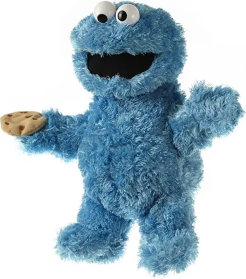 Image de LIVING PUPPETS S703 Cookie Monster - Marionnette à main 33 cm - 37 cm / marionnettes à main