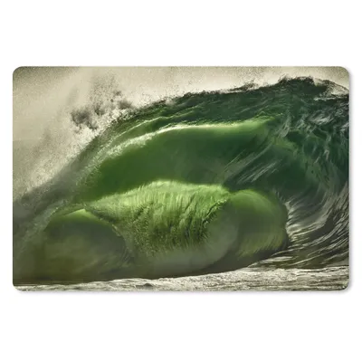 Produktbild von MuchoWow® Mauspad Mousepad Grüne Welle an der irischen Küste 27x18 cm - Mousepads - Maus Mat - Pad - Mausunterlage - Büroartikel - Desk Matten