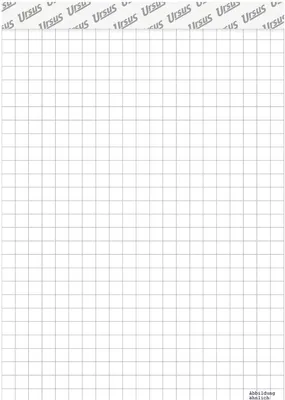 Produktbild von Ursus Basic 608454 20 Notizblock A6 48 Blatt 60g/qm 5mm kariert