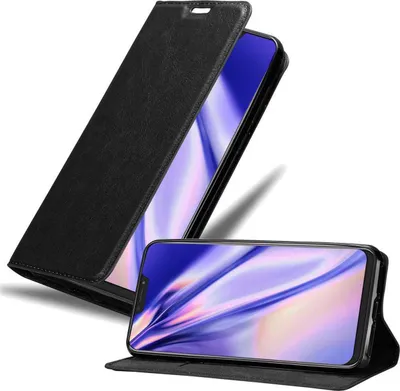 Image de Cadorabo Housse pour Asus ZenFone 5Z Housse de protection en noir Etui pour téléphone portable Case Cover Fermeture magnétique