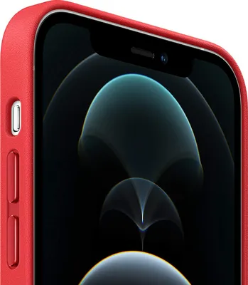 Produktbild von Leder-Case MagSafe für Apple iPhone 12 Pro Max - Red