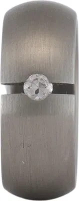 Produktbild von XENOX 0913946 Damen Ring Edelstahl Silber weiß 58 (18.5)