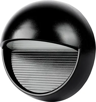 Immagine prodotto di Apparecchio per facciata 3W LED V-TAC Nero Rotondo 230V IP65 VT-1182 neutro 210lm