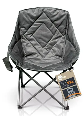 Produktbild von Campingstuhl Imola XXL mit hoher Rückenlehne - Grau