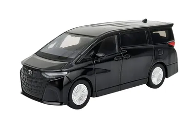 Produktbild von TOYOTA ALPHARD 2024 Modellauto aus Metall mit Rückzug Modell Auto Spielzeugauto 29 (Schwarz)
