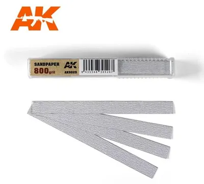 Immagine prodotto di AK Interactive S.L. AK-9025 Carta abrasiva a secco grana 800