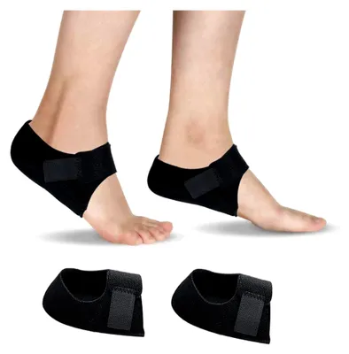 Produktbild von 2 Stück Fersenschoner mit weichem Silikon-Gelpad für schmerzende Füße
